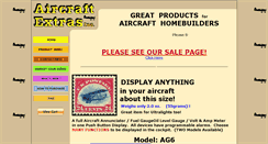 Desktop Screenshot of aircraftextras.com